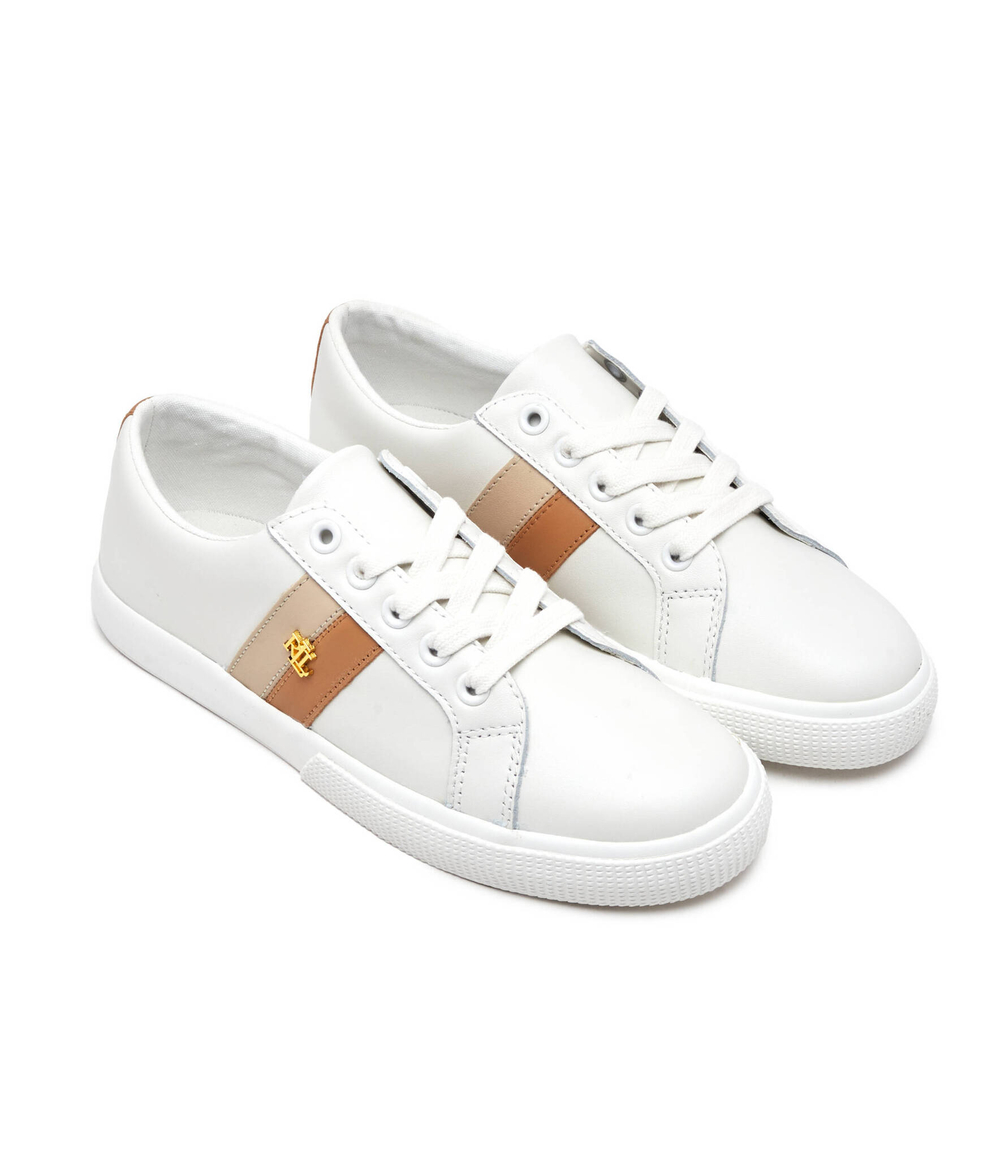 Кожаные кроссовки Janson II LAUREN RALPH LAUREN - белый(802925365)