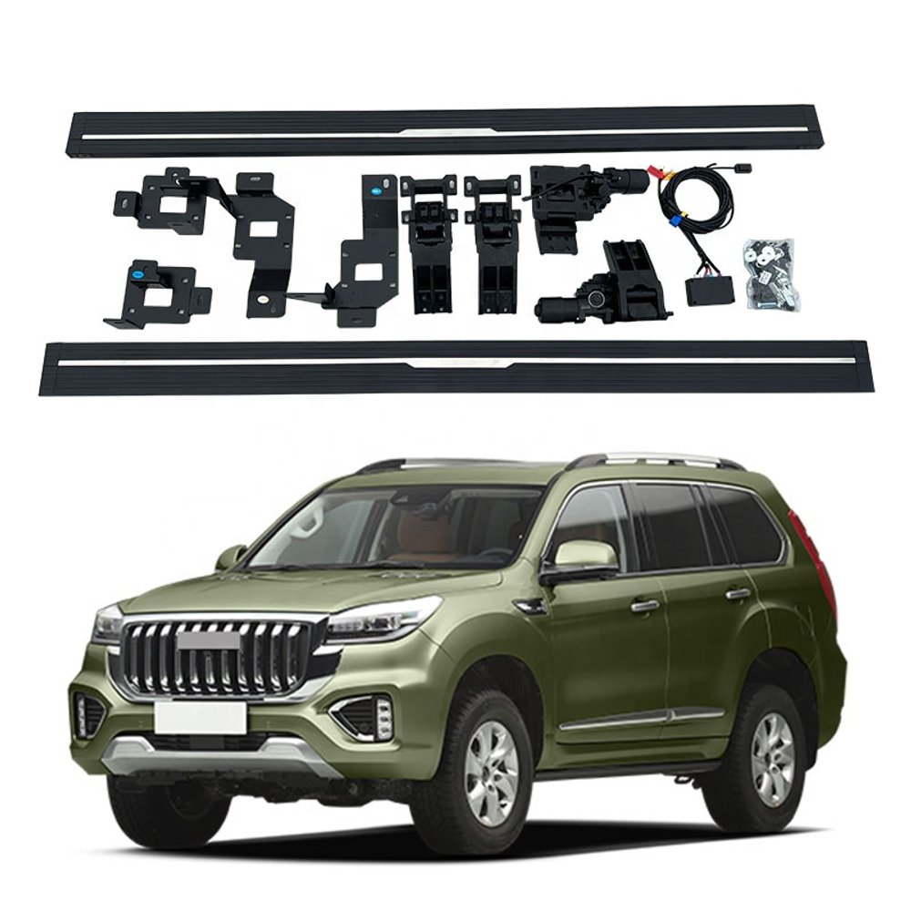 Электрические боковые пороги для Haval H9 2019+