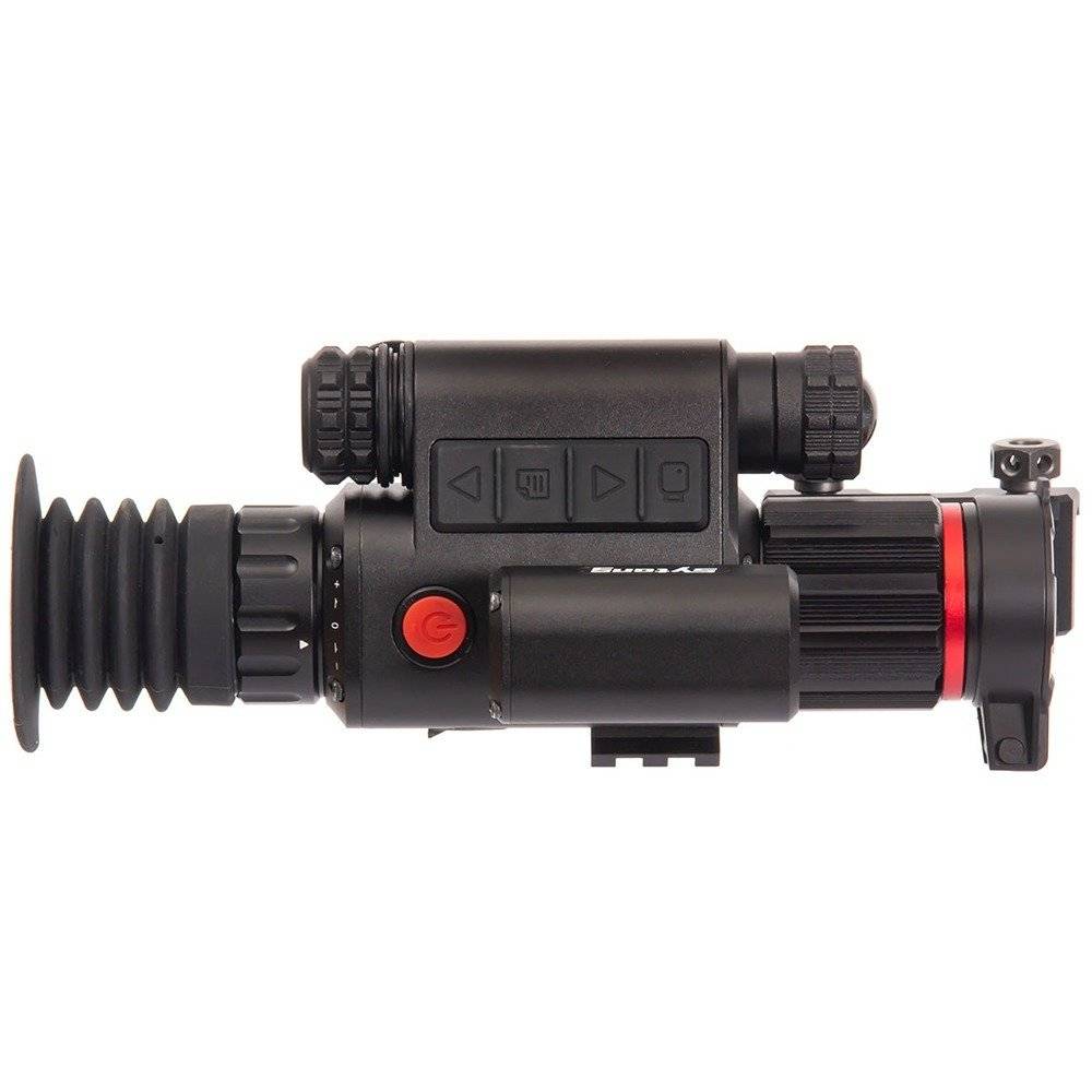 Прицел Sytong HT-70LRF 5-20, день/ночь, лазерный дальномер до 800м, на Picatinny, сенсор CMOS 1920x1080, дисплей AMOLED 1024x768px, ИК фонарь 940нм, ЛЦУ, поддержка MicroSD до 128Гб, фото/видео, Wi-Fi, АКБ 18650 с плоским контактом без защиты до 6ч, I