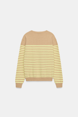 ZARA СВИТЕР ИЗ МЯГКОГО ТРИКОТАЖА, ПОЛОСКИ