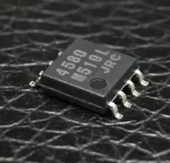 Микросхема JRC4580M (NJM4580M) / DMP8, Сдвоенный аудио операционный усилитель