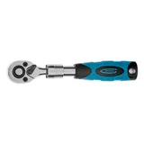 Ключ-трещотка телескопический 1/4", 150-200 мм, CrV, 72 зуба, с быстрым сбросом, хром Gross — фото 3