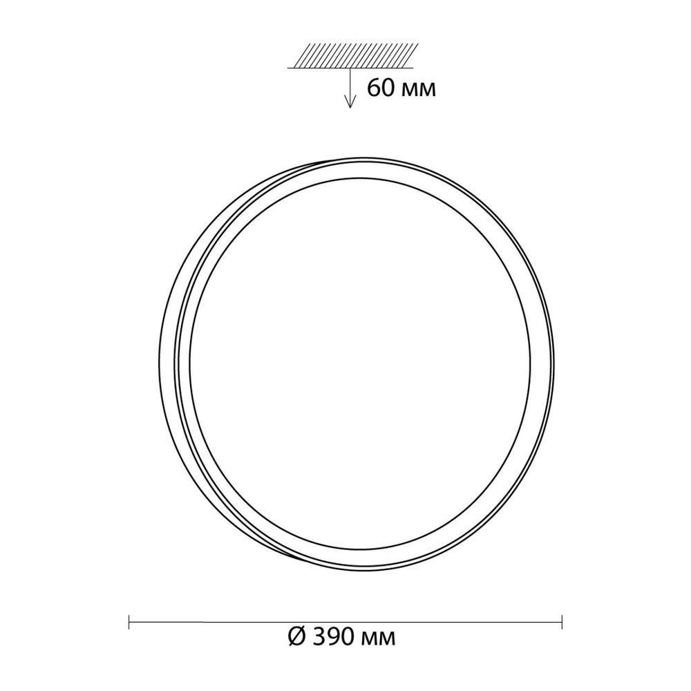 3019/DL TAN SN 175 Светильник пластик/под дер. LED 48Вт 3000-6300 D390 IP43 пульт ДУ/ LampSmart WOODI
