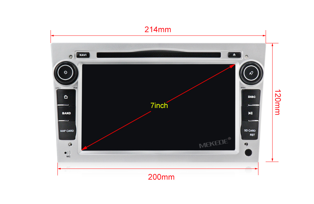Установочный комплект для OPEL Astra H, Vectra С, Corsa D, Antara, Vivaro, Meriva, Zafira (серебро)  KUBERG MKD-7408s-P6N