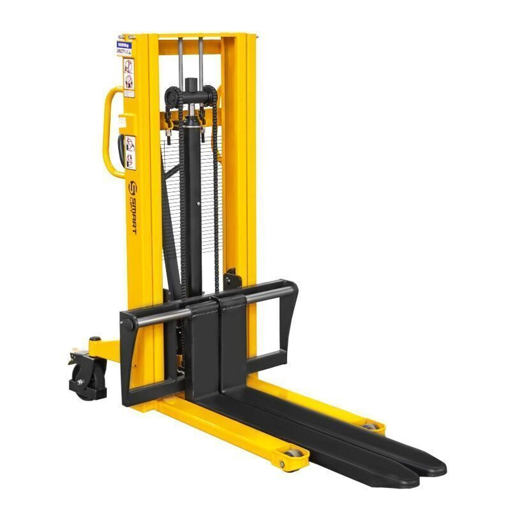 Ручной гидравлический штабелер SDA 1520 (1500 кг; 2 м; вилы 300-850 мм) SMARTLIFT (SMART)