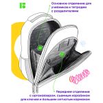 Ранец Berlingo Expert Plus "Princess" 38*29*15см, 2 отделения, 2 кармана, анатомическая спинка