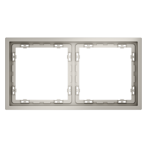 Рамка пластиковая на 2 поста, (кашемир) Voltum S70 VLS100203