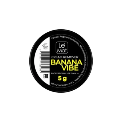 Кремовый ремувер Le Maitre Banana vibe (банан) 5 г
