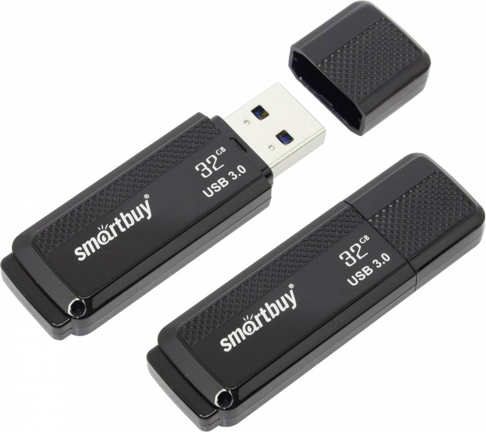 3.0 USB флеш накопитель Smartbuy 32GB Dock Black (SB32GBDK-K3)