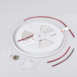Светодиодная лента герметичная MICROLED-PW-M288-10mm 24V White6000 (12 W/m, IP66, 2216, 5m) (Arlight, 5 лет) 046750