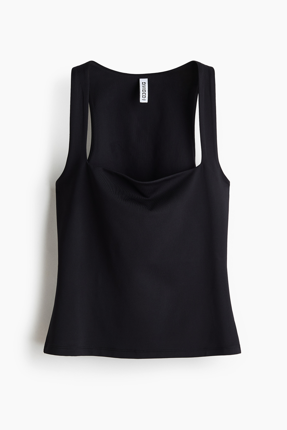Короткий топ с квадратным вырезом - H&M