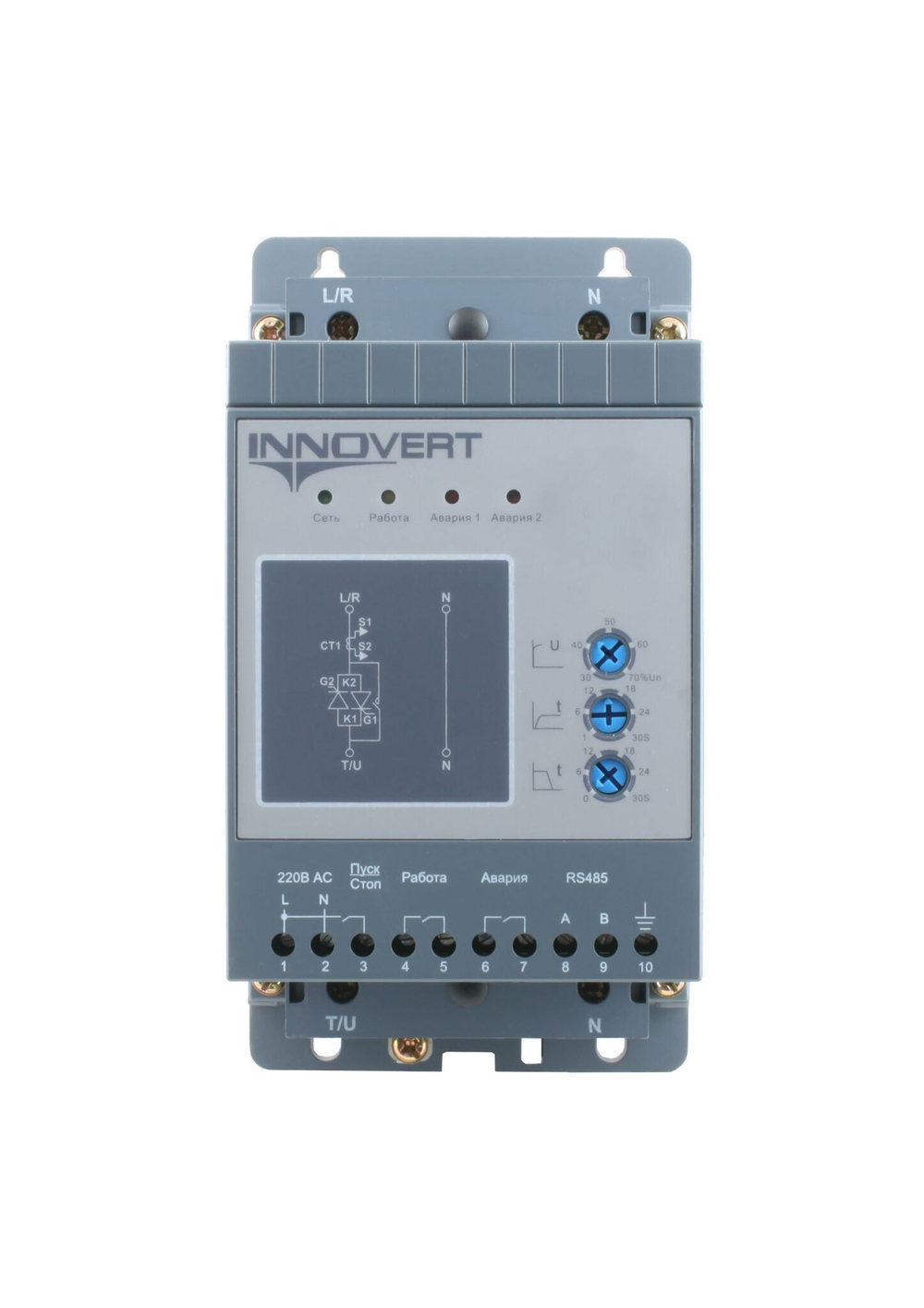 Устройство плавного пуска INNOVERT SSD402D21E, 4кВт, 220В, 20А