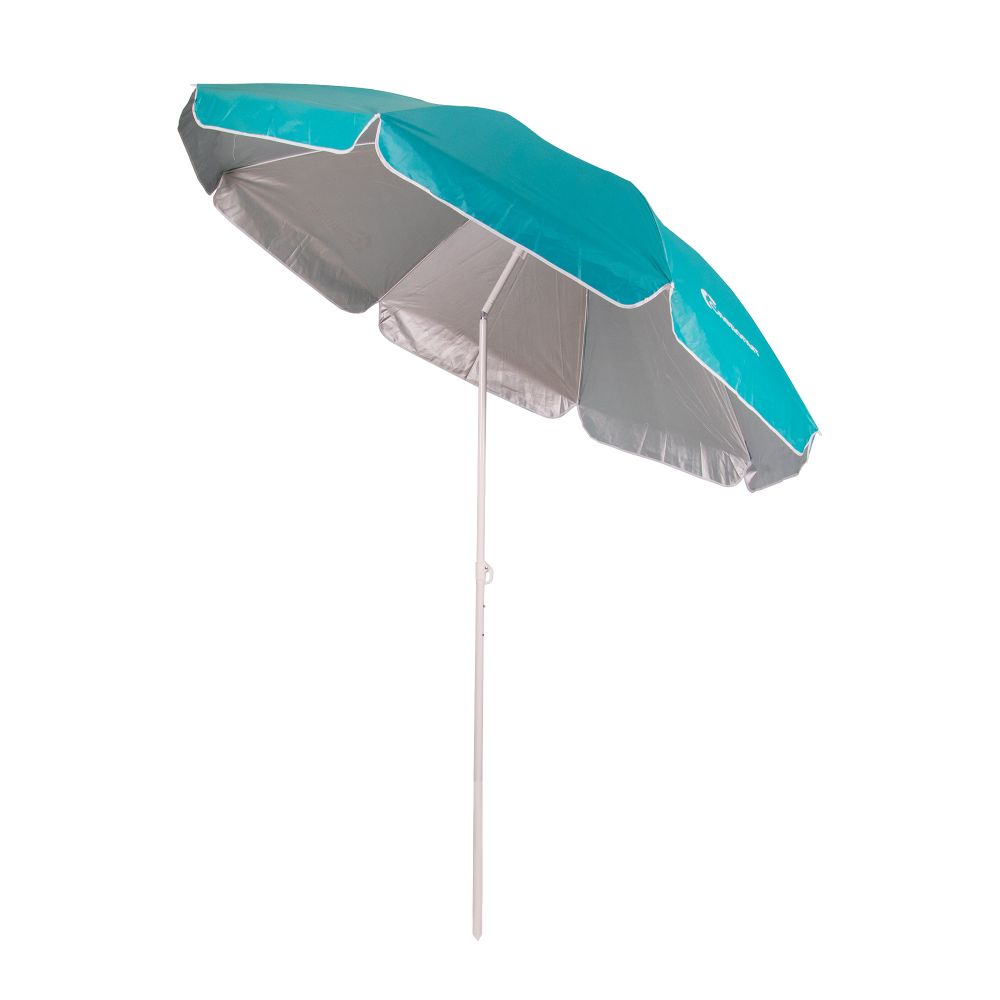 Зонт пляжный СЛЕДОПЫТ с наклоном, d - 180см, h - 183см, d штока 19/22мм, Polyester 190T, цв. гол/10/