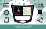 Магнитола для Nissan X-Trail T32, Qashqai J11 2014-2022 (климат, рамка большая) - Vaycar VA51-0665 на Android 13, Быстрая, 4G SIM-слот