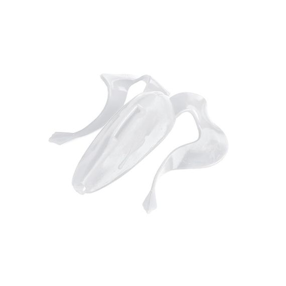Лягушка несъедоб. Helios Frog 2,56"/6,5 см White 100шт. (HS-21-001-N)