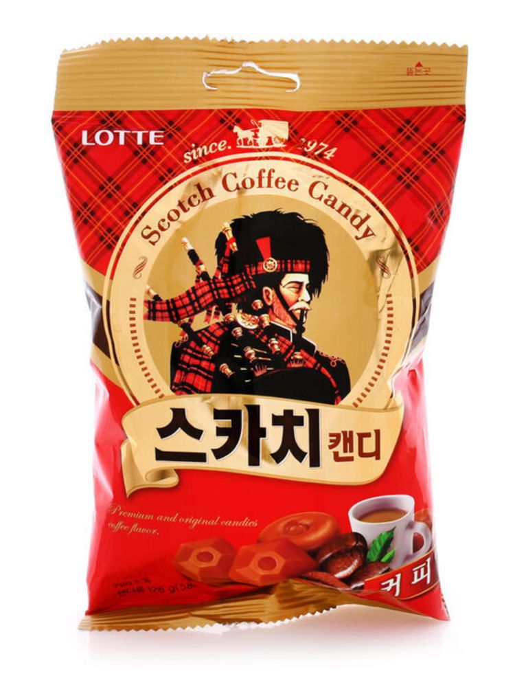 Карамель Lotte Скотч Кофе 157 г