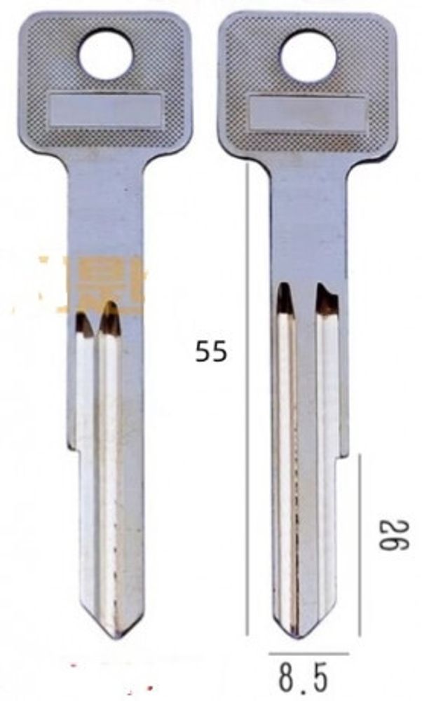 Заготовка английского ключа 14016 AP-2D (длинный 55mm) 8.5*2*26(55)mm