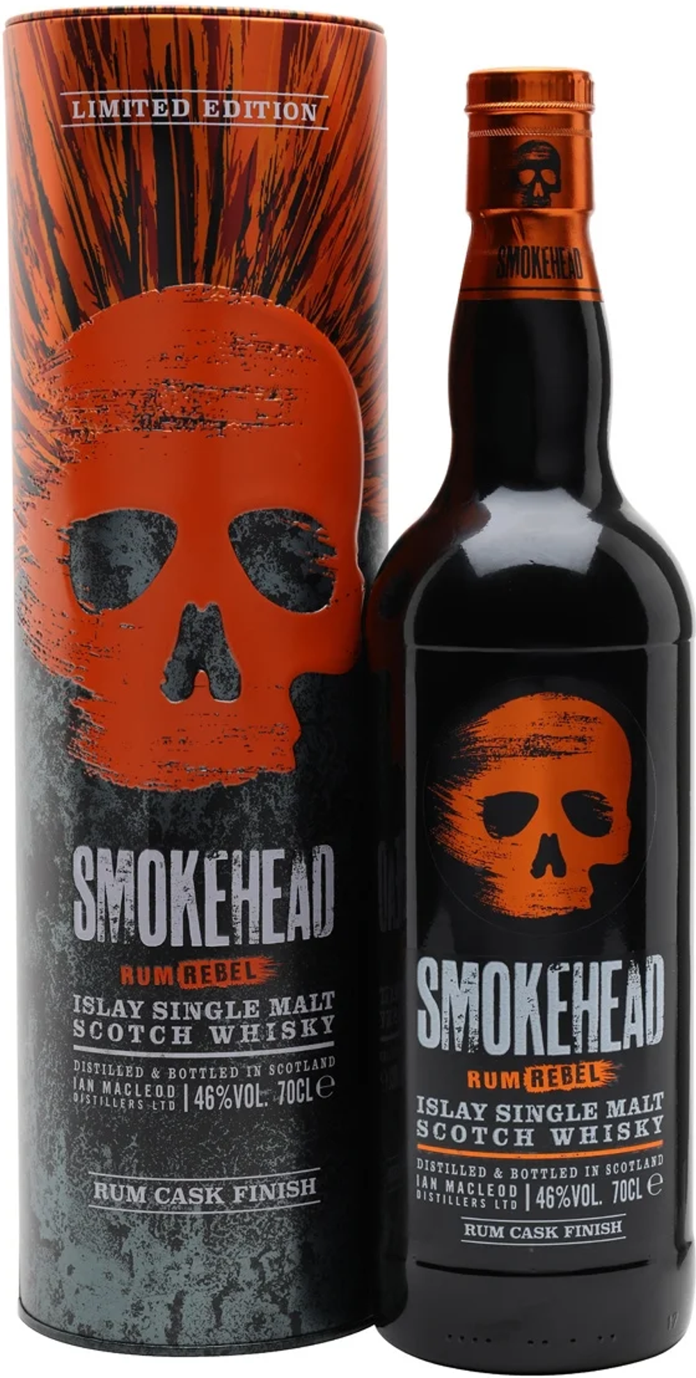Виски Smokehead, Rum Rebel, in tube, 0.7 л