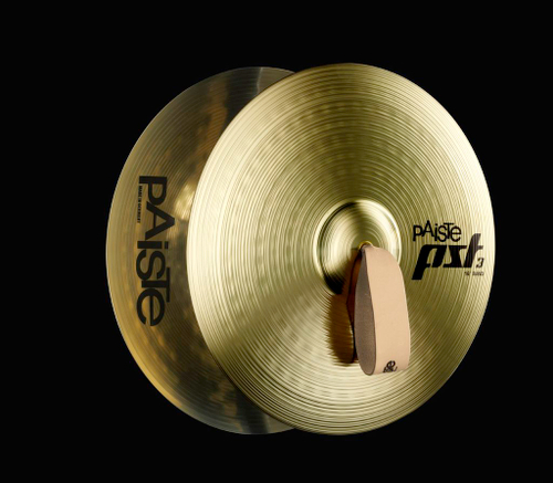 Paiste 16" PST 3 BAND маршевые тарелки (пара) с ремнями и фетровыми прокладками