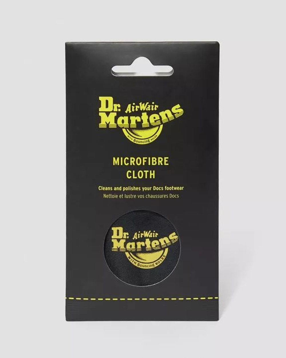 Dr. Martens Салфетка для чистки обуви из микрофибры, черная 26х26 см, 1 шт.