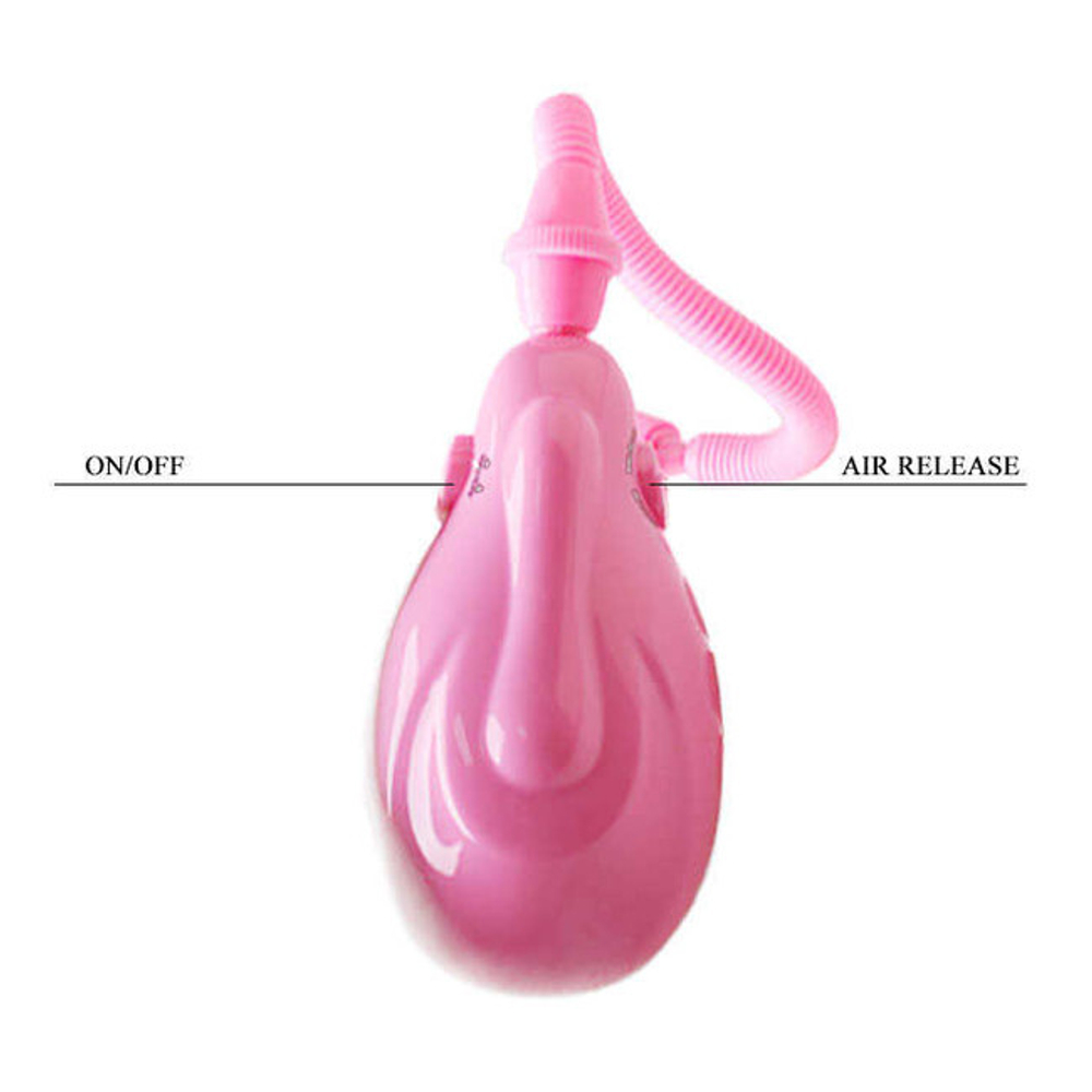Женская помпа для стимуляции клитора Resonating Automatic Clitoral Pump (Цвет: розовый)