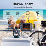 Электростанция портативная  120000mAh 600Вт 384wh FLASHFISH
