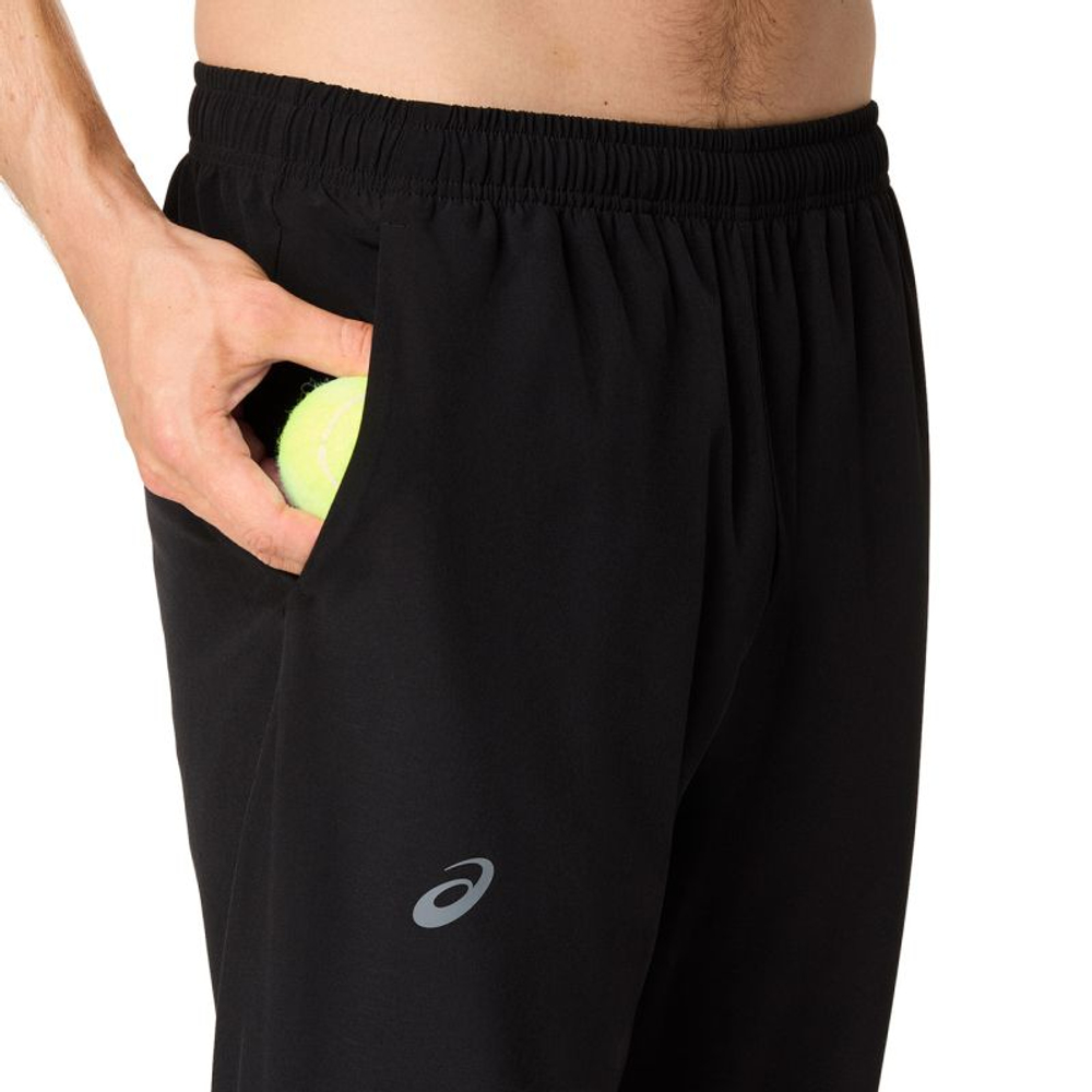 Мужские теннисные брюки Asics Match — performance black