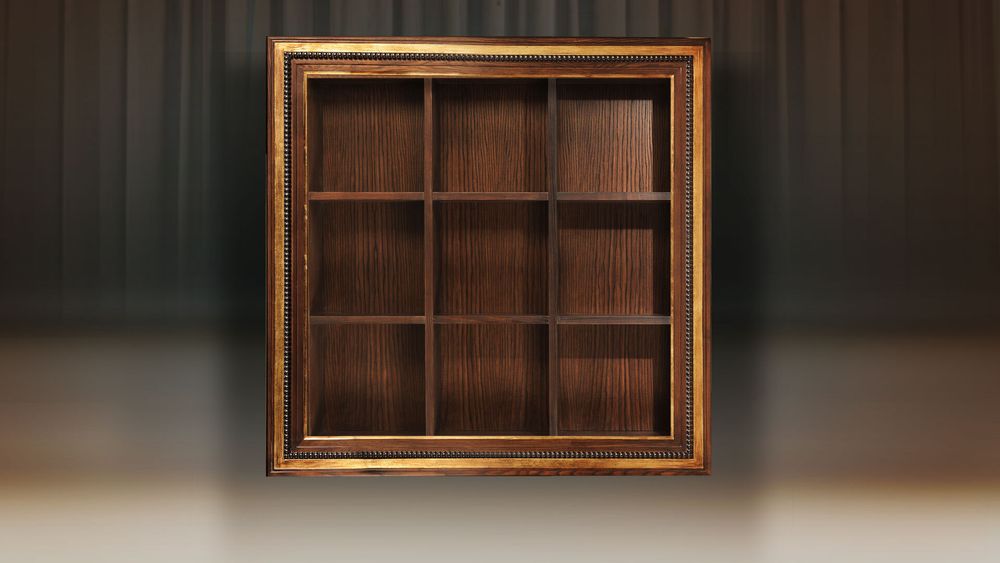 *Модуль для книг навесной 1234х1234 (Патина)