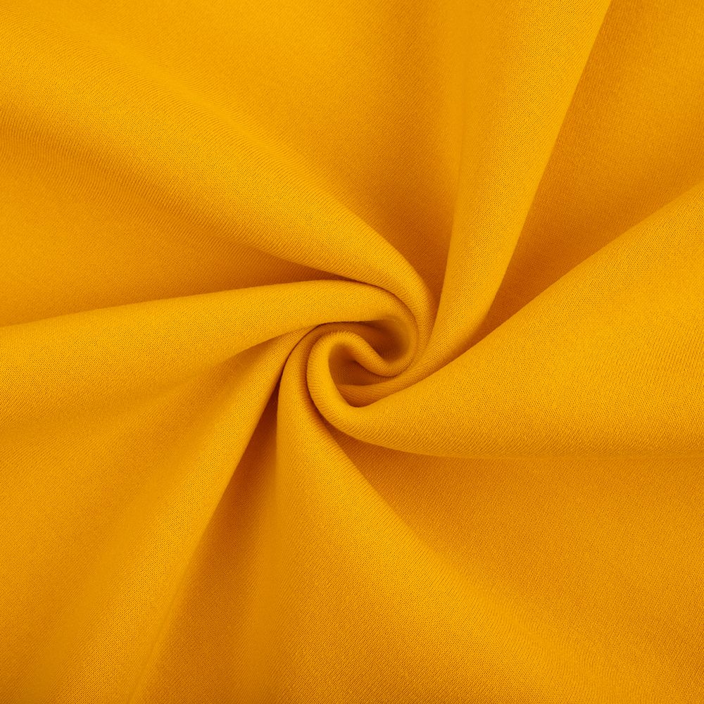 Футер 2-нитка с начесом 275 г/м², 150х180±5 см, желтый/yellow, Gamma DBKTN