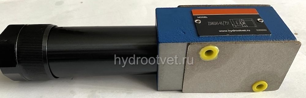ZDR6DP1-4X/75YM - Редукционный клапан Ду 6 трехлинейный модульного монтажа  с давлением регулировки до 75 бар, регулирует в канале P, обратный клапан - М = нет