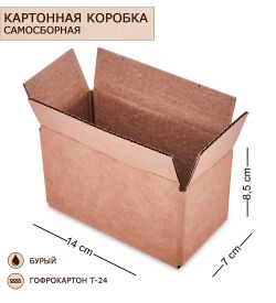 GAEM Art ГК-54 Коробка 4-х клапанная гофрокартон 140х70х85
