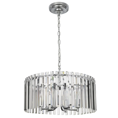 Citilux Джейн CL306161 Хрустальная подвесная люстра Хром