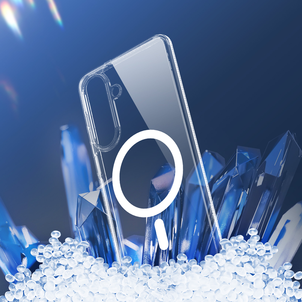 Усиленный прозрачный чехол с MagSafe для Samsung Galaxy S26+ Плюс, серия Clin Mag Series от Dux Ducis