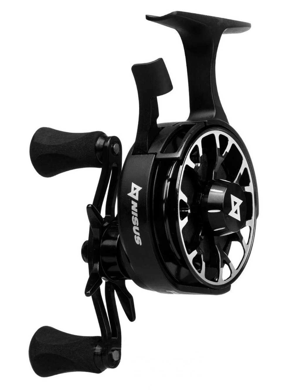 Катушка мультипликаторная зимняя Nisus Force LH (N-BIF-L) 3+1 подшипник