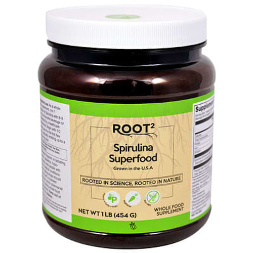 Vitacost, Root2, спирулина, суперфуд, 454 г (1 фунт)