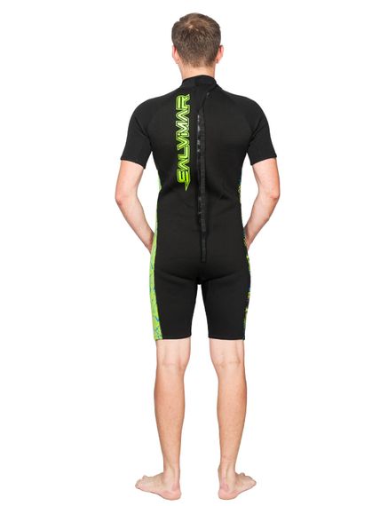 Короткий мужской гидрокостюм для серфинга Salvimar Garda Splashy Short men 3 мм