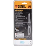 Нож складной многоцелевой, системы Liner-Lock, с накладкой G10 на прямой рукоятке DENZEL 79208