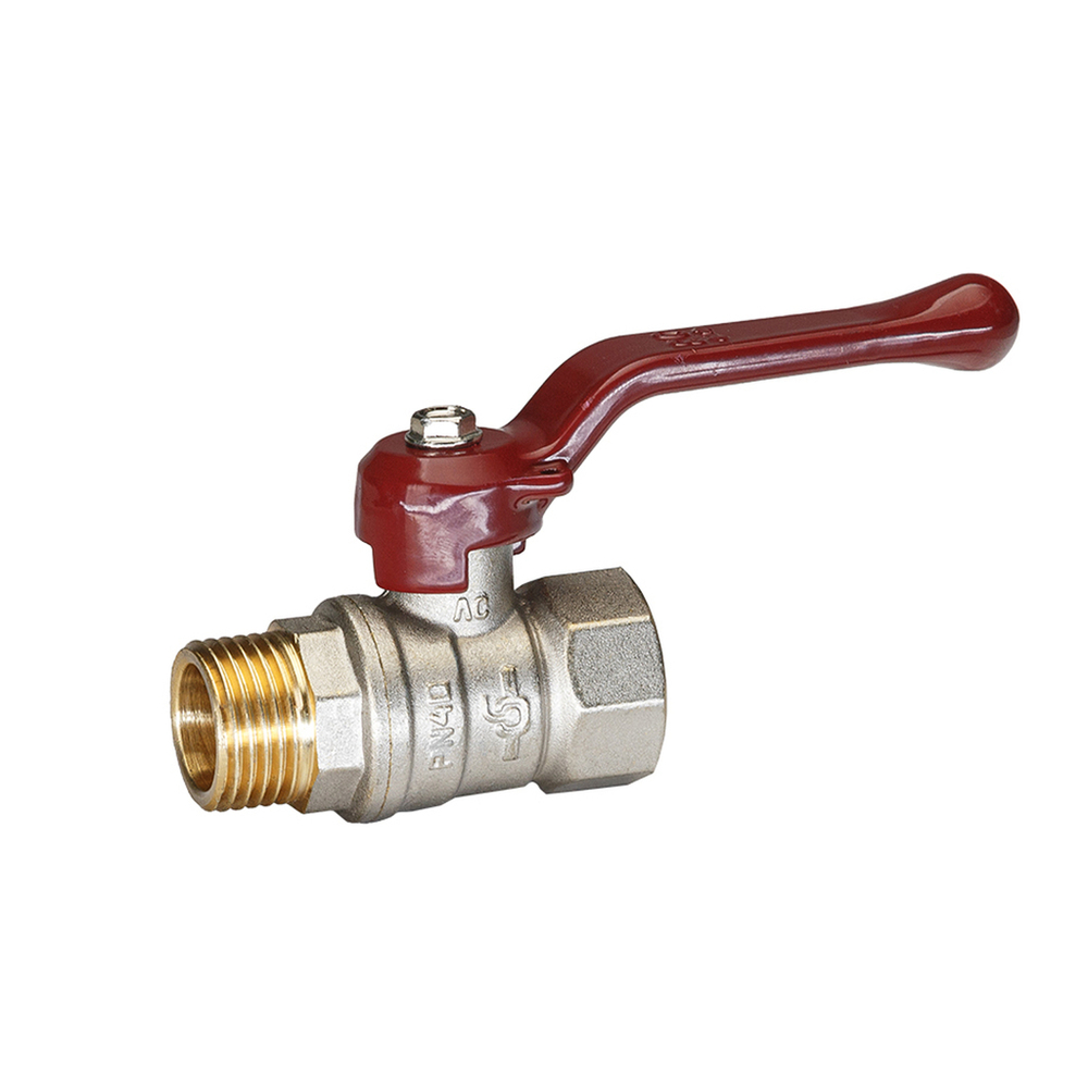 Кран шаровой 1/2'' вн/нар рукоятка TEMPER