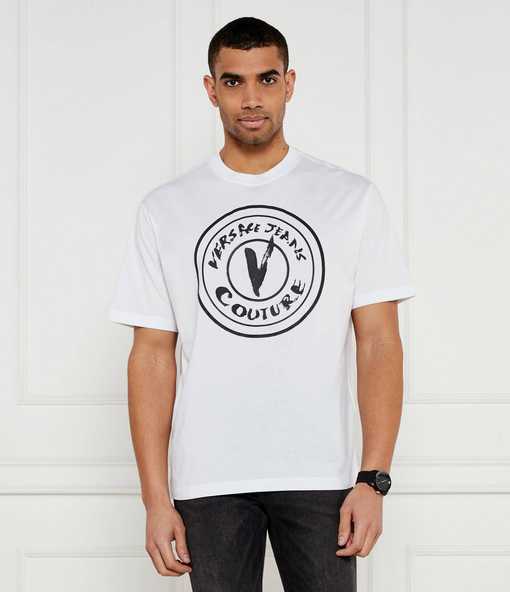 Футболка Versace Jeans Couture - белый(78GAHE08CJ00E)