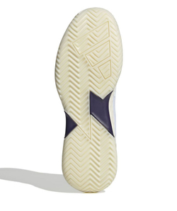 Мужские кроссовки теннисные Adidas Defiant Speed 2 M - белый/черный/слива-аврора