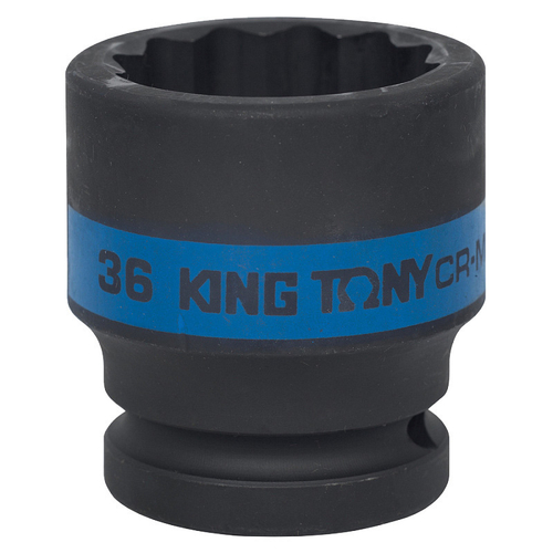 KING TONY (653036M) Головка торцевая ударная двенадцатигранная 3/4", 36 мм