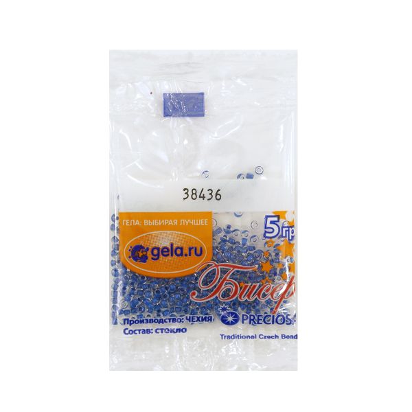 Бисер Preciosa 10/0, 50 г (10 шт по 5 г), цв.38436