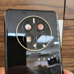 Крышка для Huawei Mate 50 оригинальная (заднее стекло) цвет: чёрный