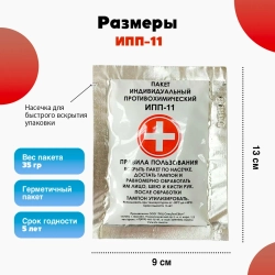 Индивидуальный противохимический пакет ИПП-11(СТС)