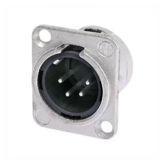 Neutrik NC4MD-L-1 панельный разъем XLR male 4 контакта