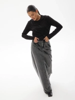 Юбка джинсовая Ритм, черный