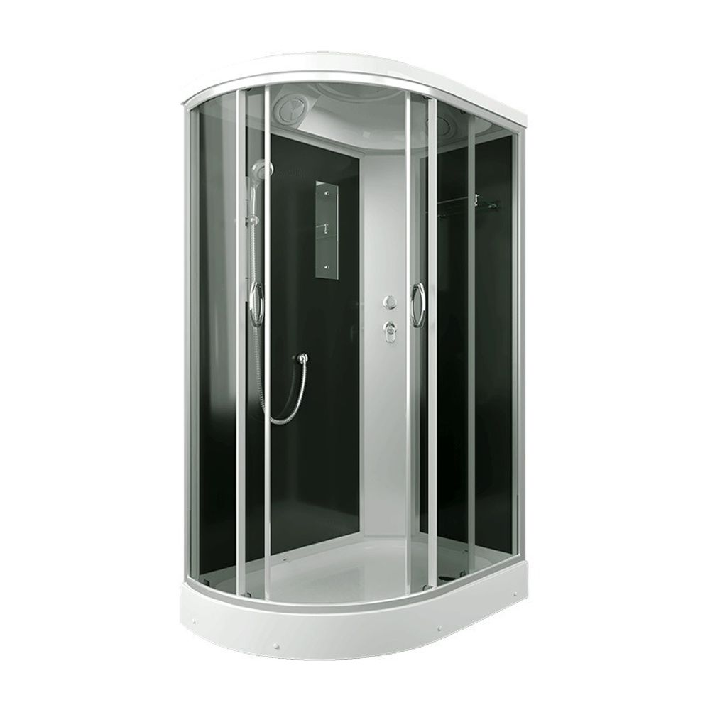Душевая кабина ERLIT ER3512PR-C4 1200*800*2150 низкий, серый поддон, тонированое стекло