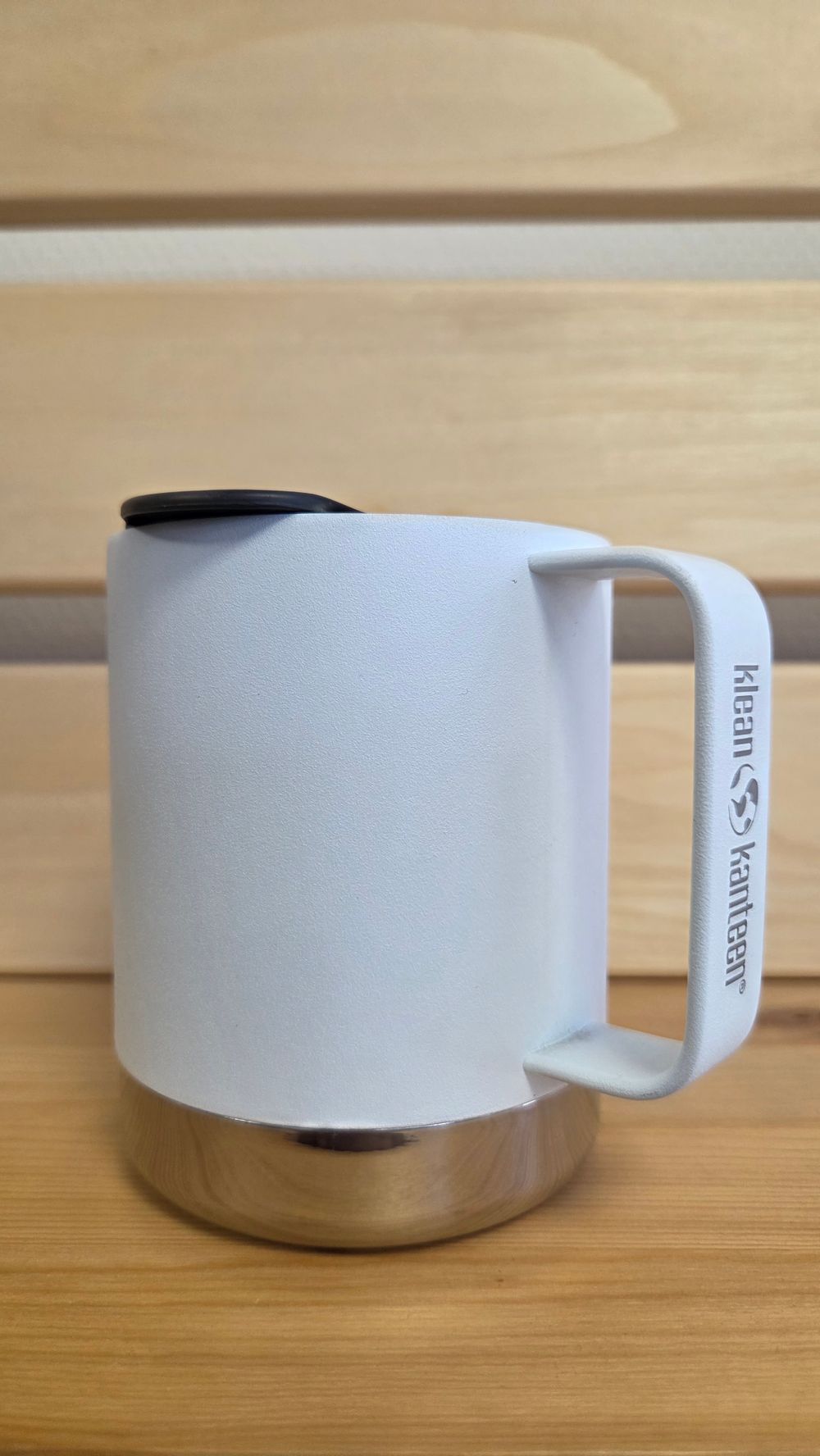 Термокружка Klean Kanteen Camp Mug 12oz (355 мл) White (витринный образец, потертости на донышке)