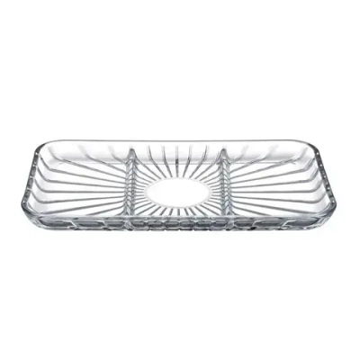 Блюдо прямоугольное с делениями ELEGANT 162X276 мм