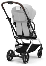 Прогулочная коляска Cybex Eezy S Twist Plus 2 SLV Fog Grey с дождевиком